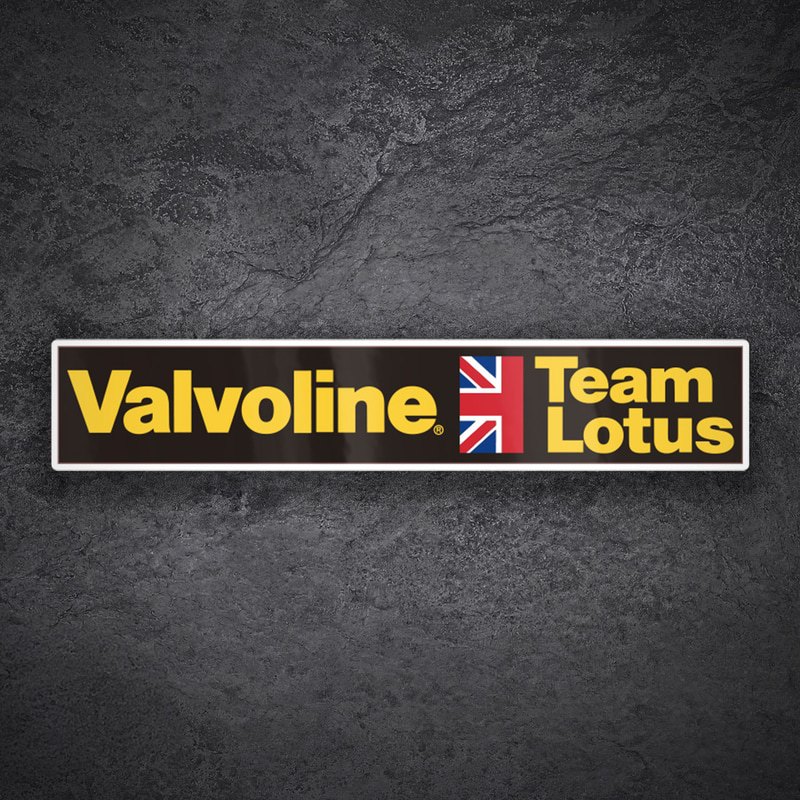 Aufkleber: Valvoline Team Lotus
