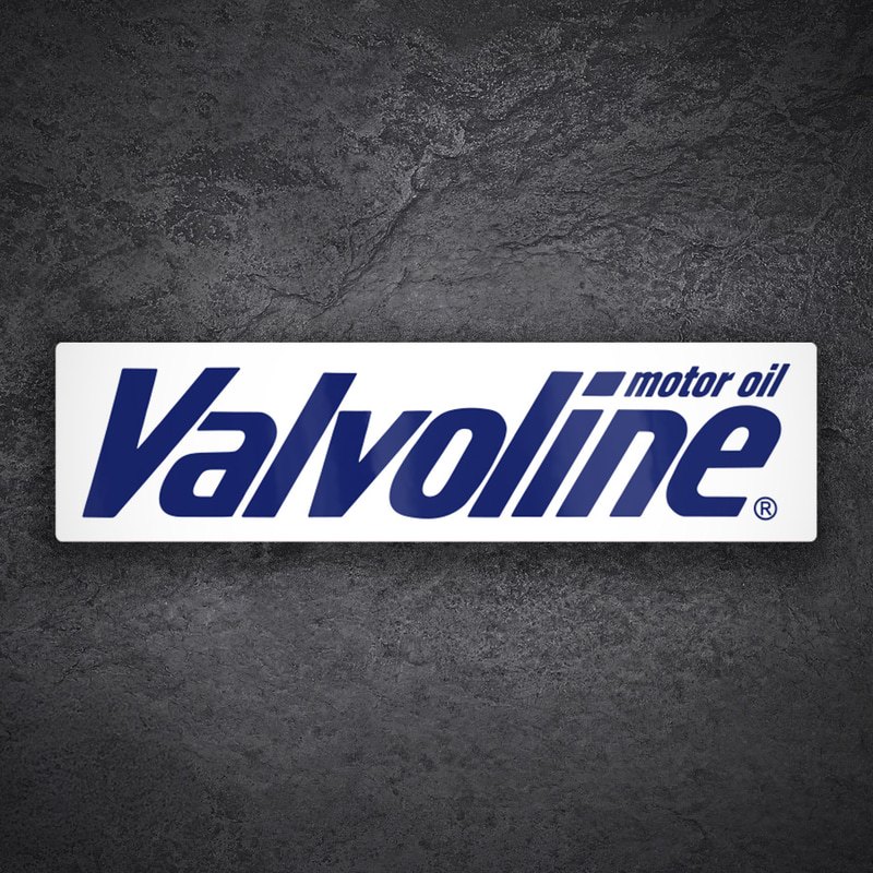 Aufkleber: Valvoline Blaue Motoröl