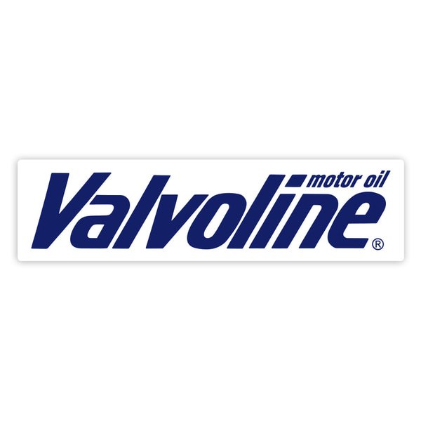 Aufkleber: Valvoline Blaue Motoröl