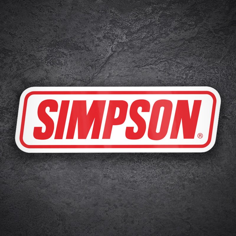Aufkleber: Simpson Klassisches Logo