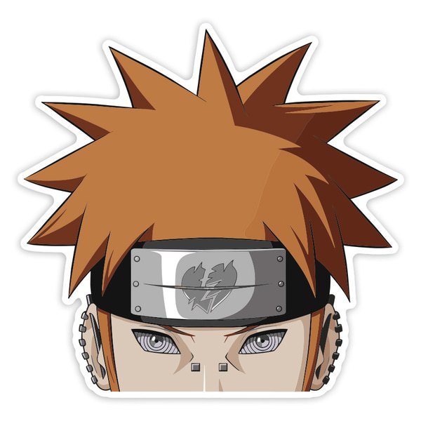 Aufkleber: Naruto Pain Gesicht Akatsuki