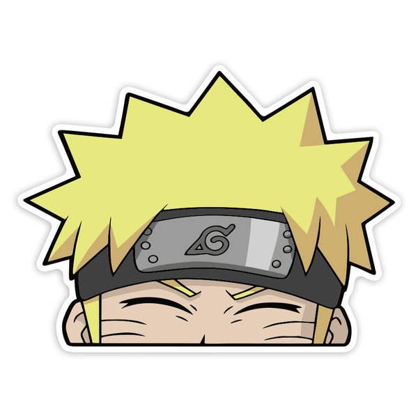 Aufkleber: Naruto Stirnband Konoha