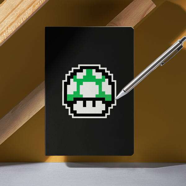 Aufkleber: Mario Bros Seta Pixel Grün
