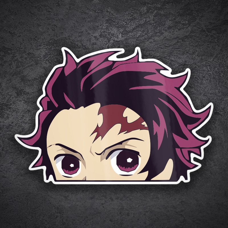 Aufkleber: Demon Slayer Tanjiro Zeichen