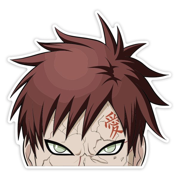 Aufkleber: Naruto Gaara aus der Wüste