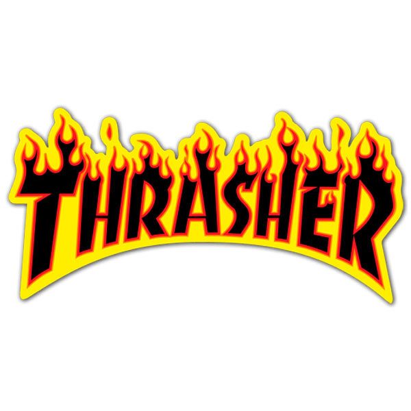 Aufkleber: Thrasher Feuer