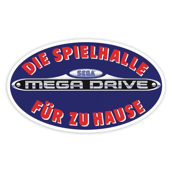 Aufkleber: Sega Mega Drive