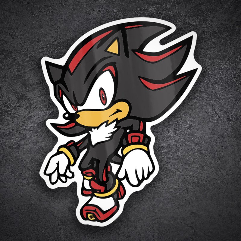 Aufkleber: Shadow the Hedgehog