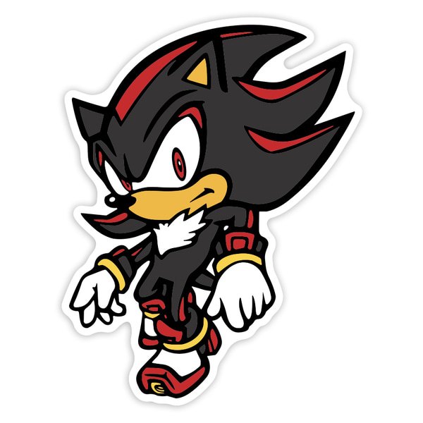 Aufkleber: Shadow the Hedgehog