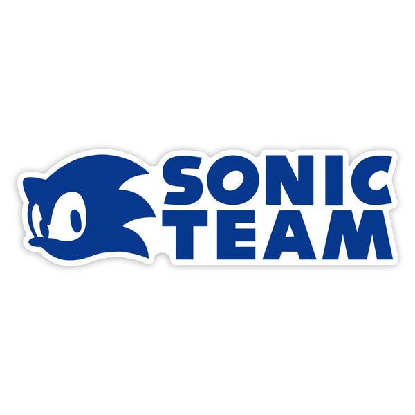 Aufkleber: Blaues Sonic Team Logo