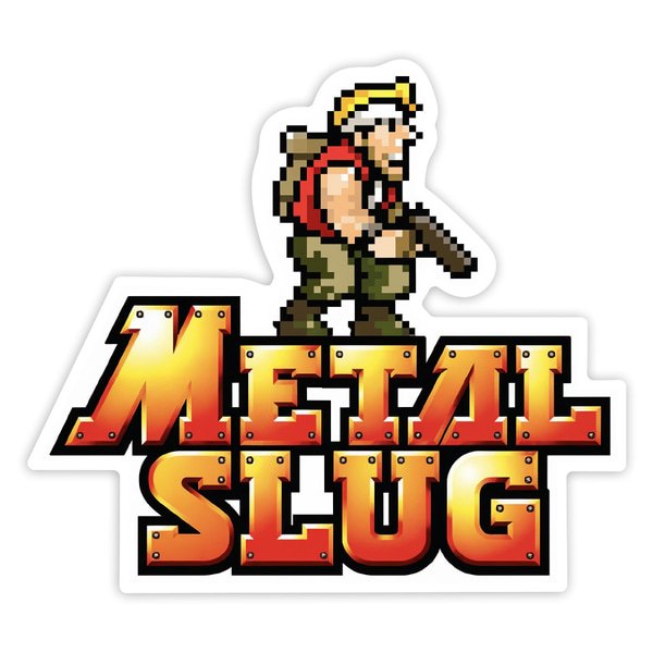 Aufkleber: Metal Slug Retro Pixel