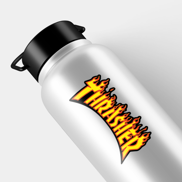 Aufkleber: Thrasher Flaming Logo