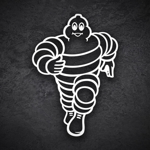 Aufkleber: Michelin Bibendum Gang