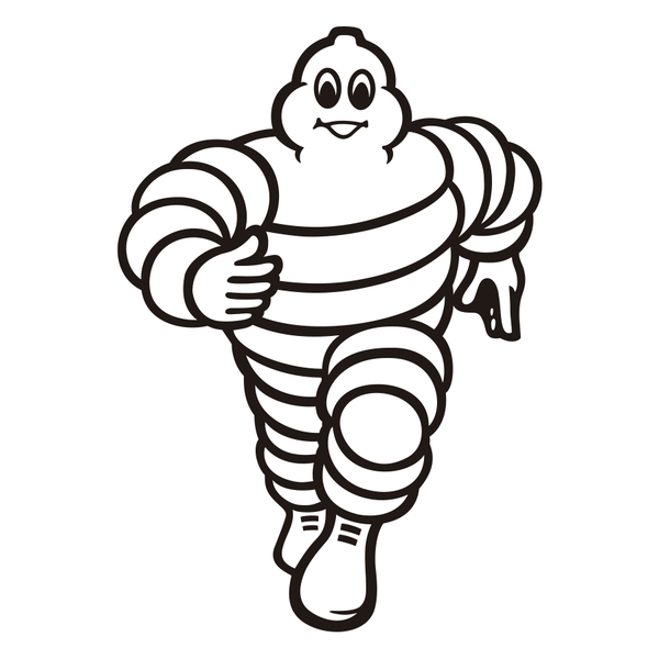 Aufkleber: Michelin Bibendum Gang