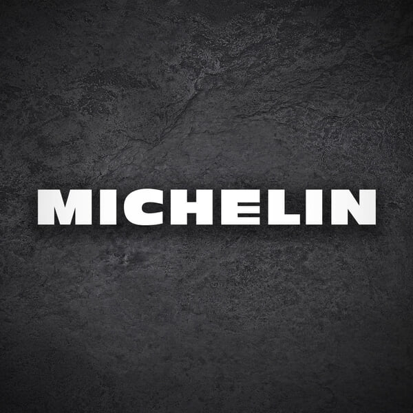 Aufkleber: Michelin Horizontale Buchstabe
