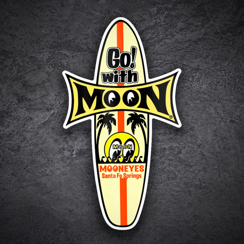 Aufkleber: Go with Moon Mooneyes Santa Fe