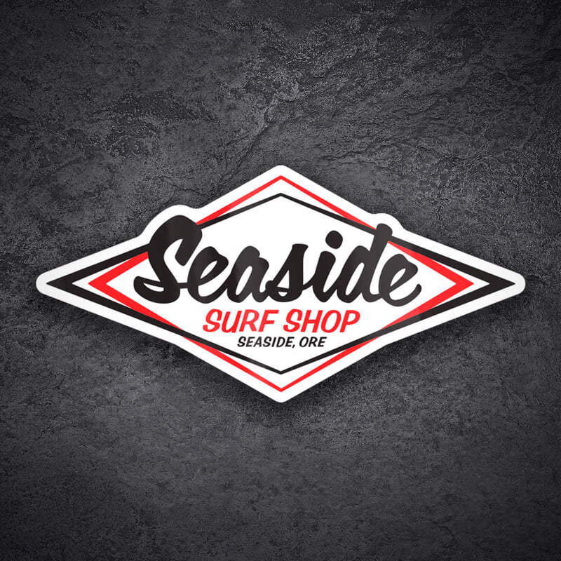 Aufkleber: Seaside Surf Shop Oregon