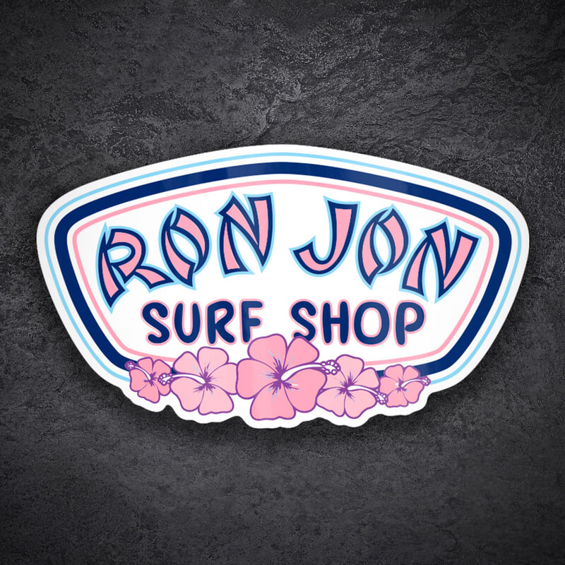 Aufkleber: Ron Jon Surf Shop Hibiscus