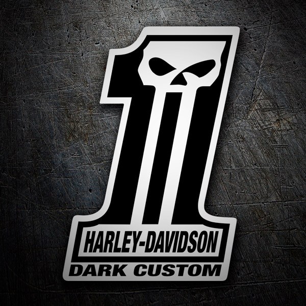 Aufkleber: Harley Davidson #1 Dark Custom