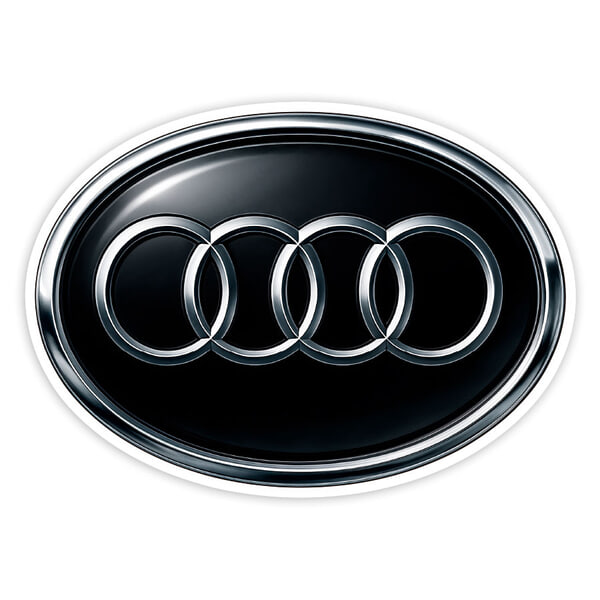 Aufkleber: Klassisches Audi Logo