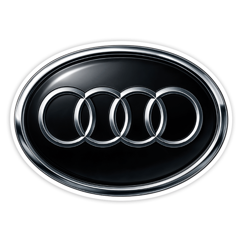 Aufkleber: Klassisches Audi Logo