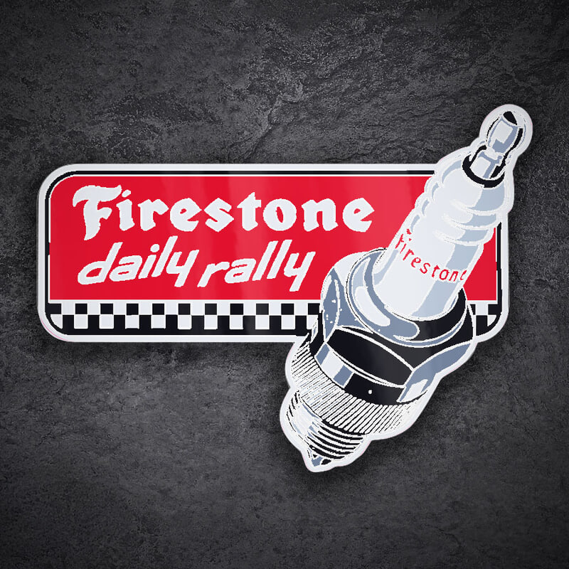 Aufkleber: Firestone Daily Rally