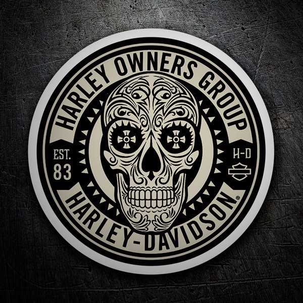 Aufkleber: Harley Owners Group