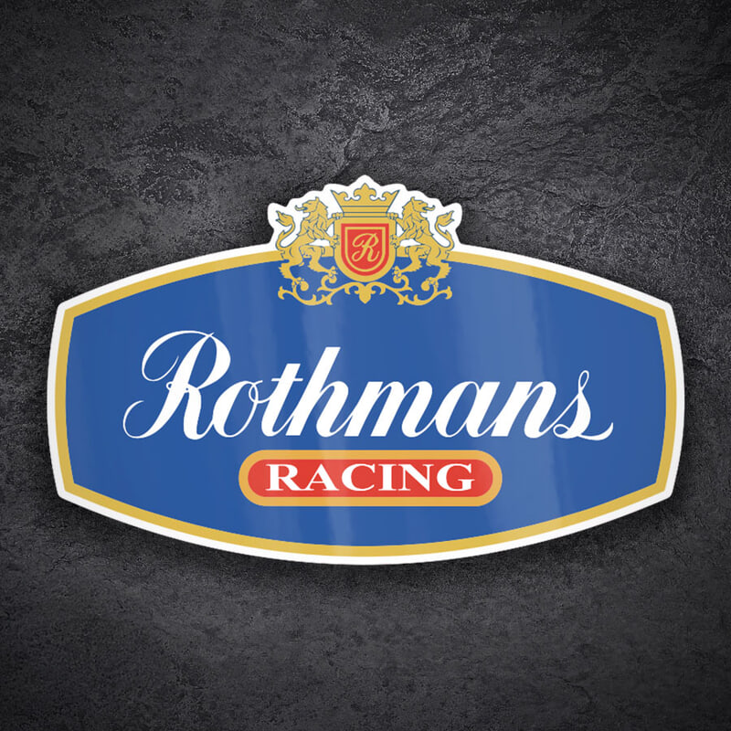 Aufkleber: Rothmans Racing