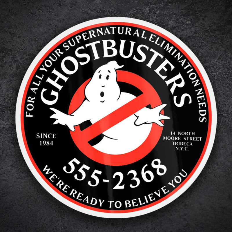 Aufkleber: Klassisches Ghostbusters Logo