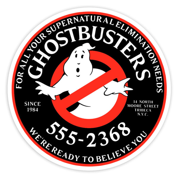 Aufkleber: Klassisches Ghostbusters Logo