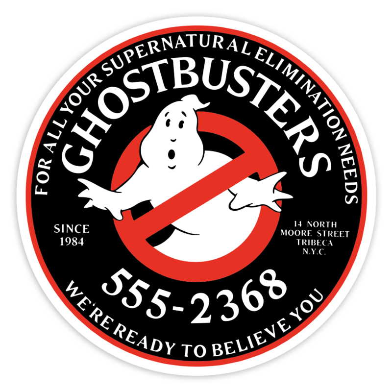 Aufkleber: Klassisches Ghostbusters Logo