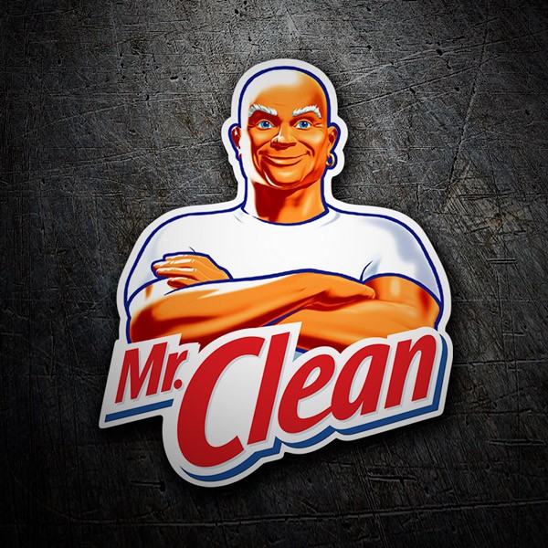 Aufkleber: Mr. Clean