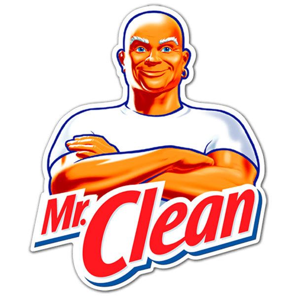 Aufkleber: Mr. Clean