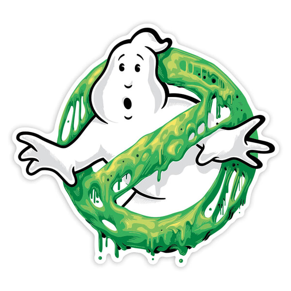 Aufkleber: Ghostbusters Slime Logo
