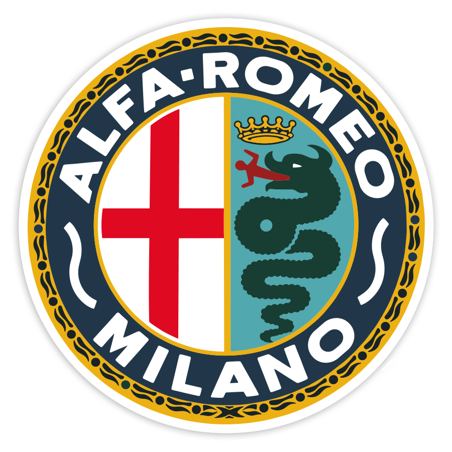 Aufkleber: Alfa Romeo Milano Emblem