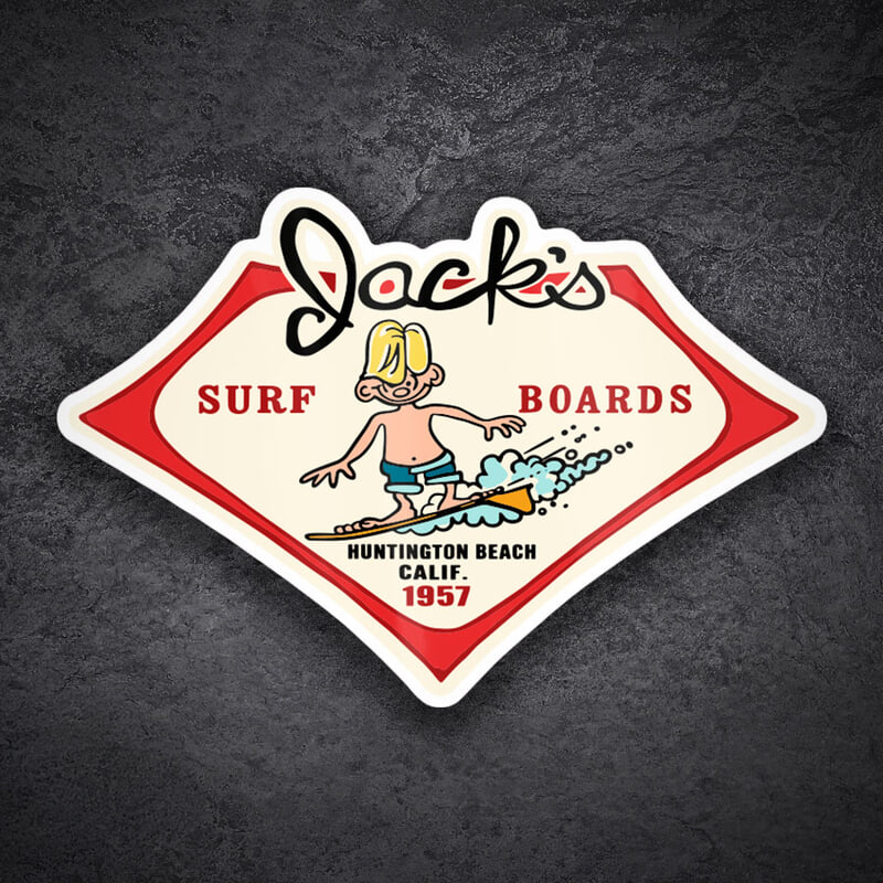 Aufkleber: Jack&rsquo;s Surf Boards 1957