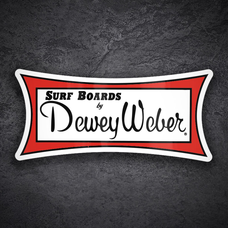 Aufkleber: Surf Boards by Dewey Weber