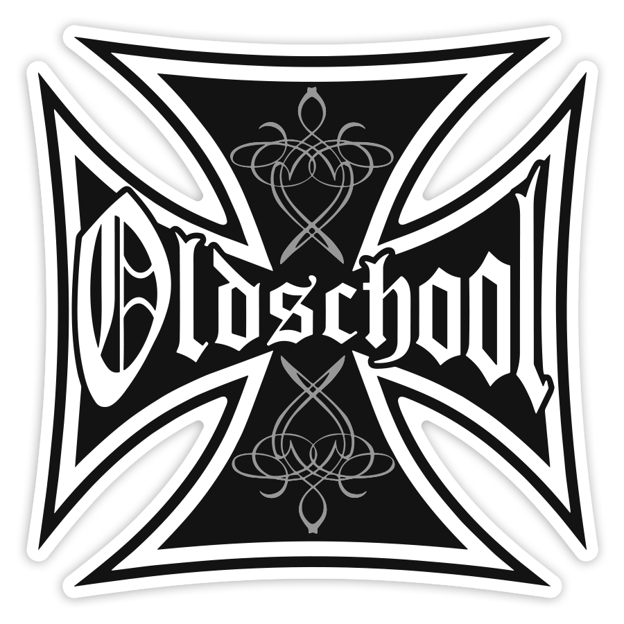 Aufkleber: Oldschool Cruz de Hierro