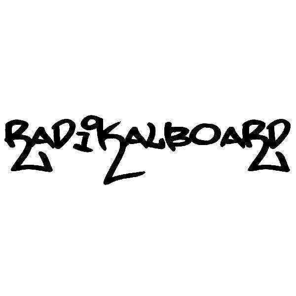 Aufkleber: Radikalboard