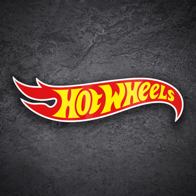 Aufkleber: Hot Wheels Klassisch