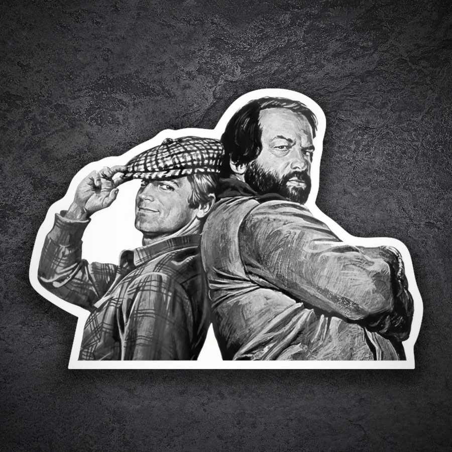 Aufkleber: Bud Spencer y Terence Hill