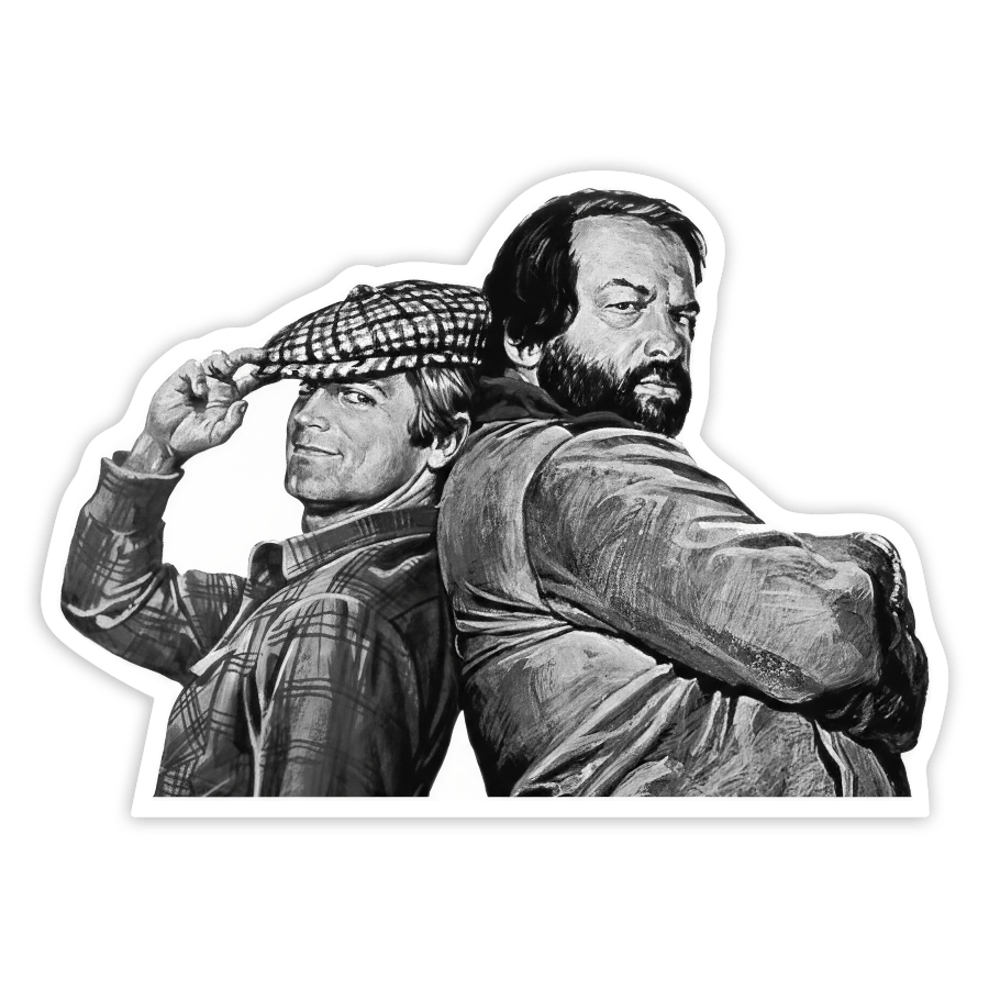 Aufkleber: Bud Spencer y Terence Hill