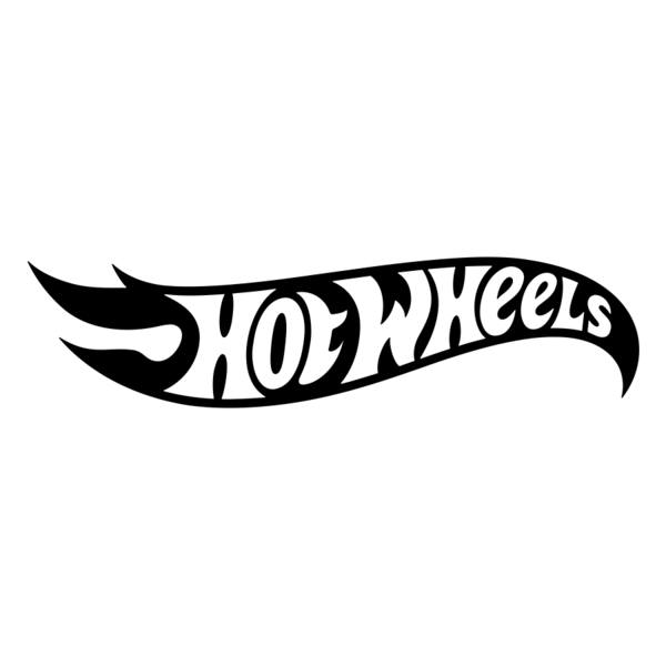 Aufkleber: Hot Wheels Klassisch Konturgeschnitten