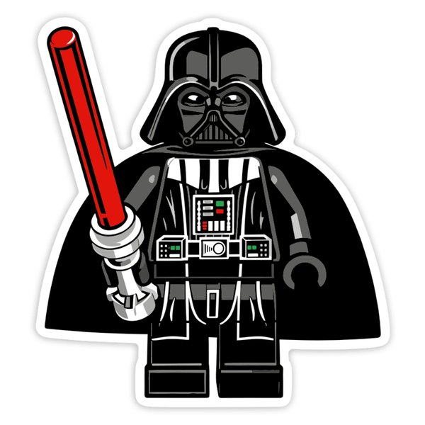 Aufkleber: Lego Star Wars Darth Vader
