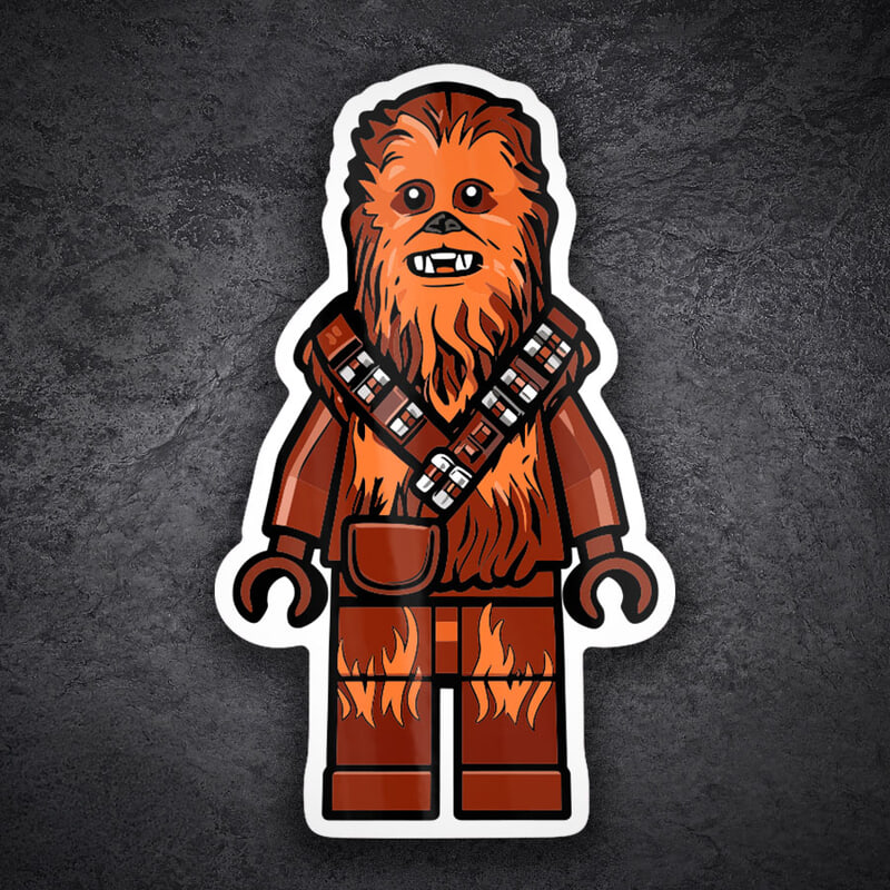 Aufkleber: Lego Star Wars Chewbacca