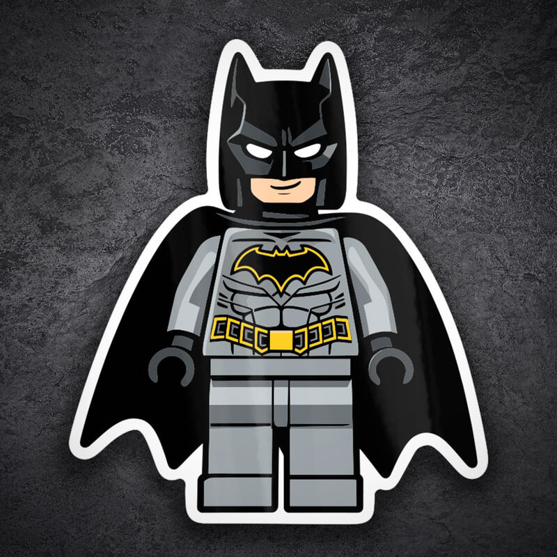 Aufkleber: Lego DC Batman Grauer Anzug