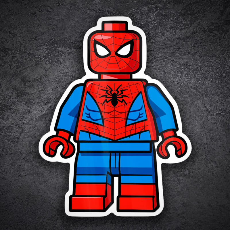 Aufkleber: Lego Marvel Spider-Man