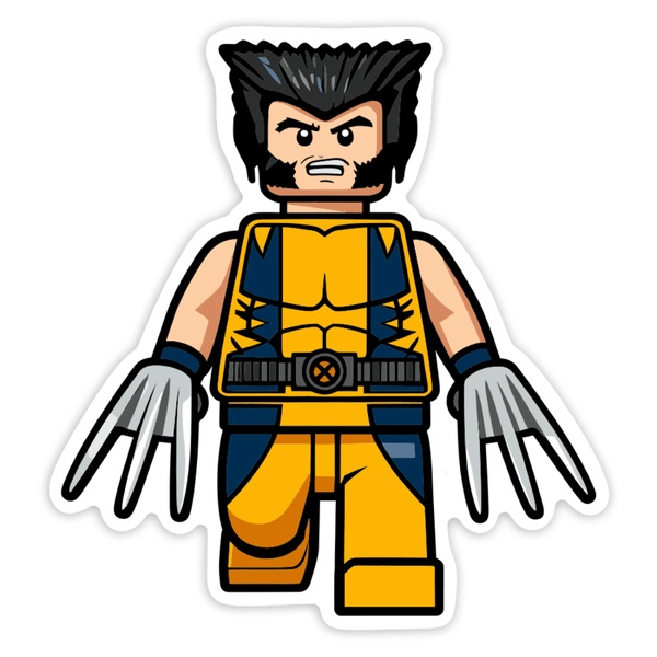Aufkleber: Lego Marvel Wolverine