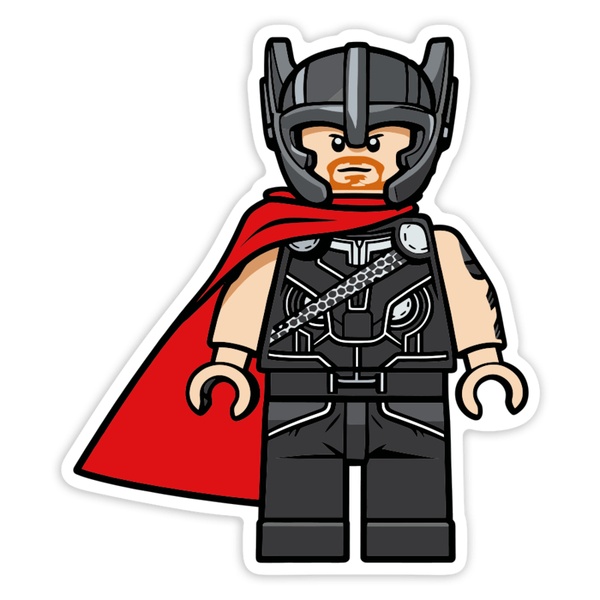 Aufkleber: Lego Marvel Thor