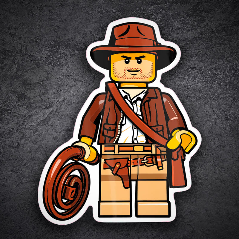 Aufkleber: Lego Indiana Jones